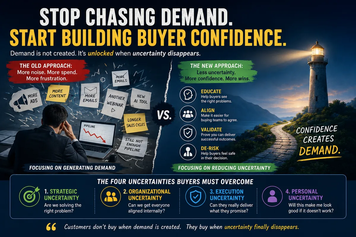 Stop Chasing Demand—Start Building Buyer Confidence Instead