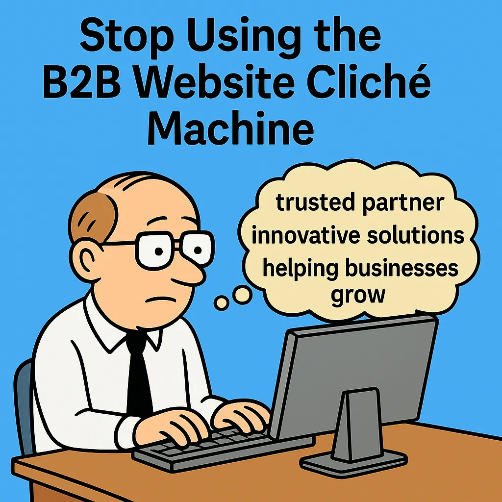 Stop Copy-Pasting Your B2B Website From the Corporate Buzzword Generator