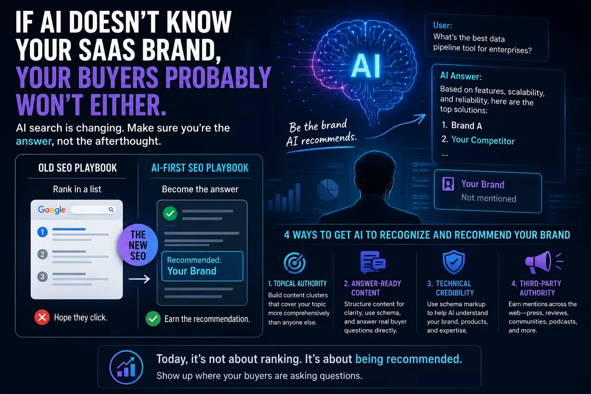 If AI Doesn't Know Your SaaS Brand, Your Buyers Probably Won't Either