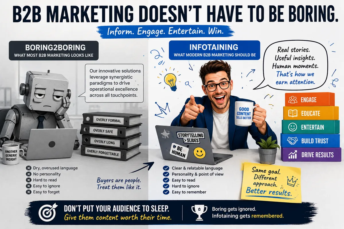 B2B Doesn't Have to Mean Boring: Why Personality Is Your Biggest Competitive Advantage