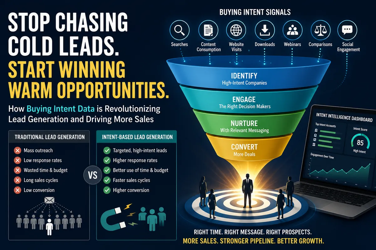 Stop Chasing Cold Leads: Why Buying Intent Data Is Becoming B2B Sales' Biggest Advantage
