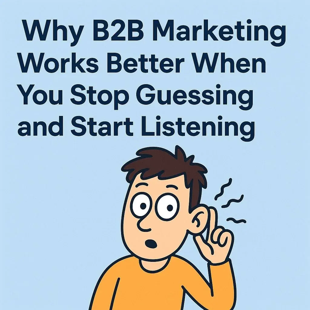 Why B2B Marketing Works Better When You Stop Guessing and Start Listening
