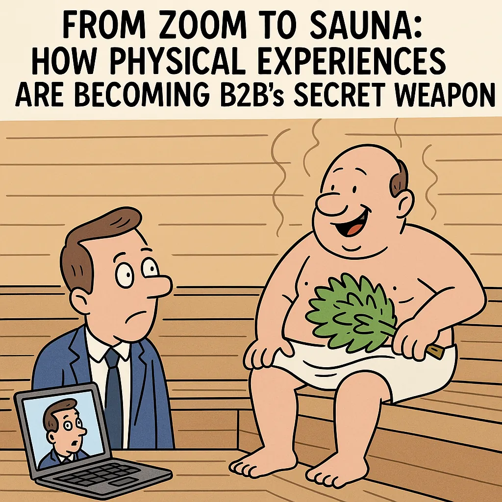 From Zoom to Sauna: How Physical Experiences Are Becoming B2B’s Secret Weapon